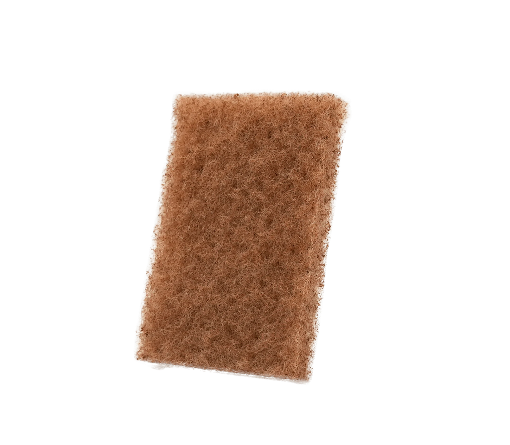 [R003227] Rectangular Scrubby Pad / 9.5 x 15.5 cm / Beige