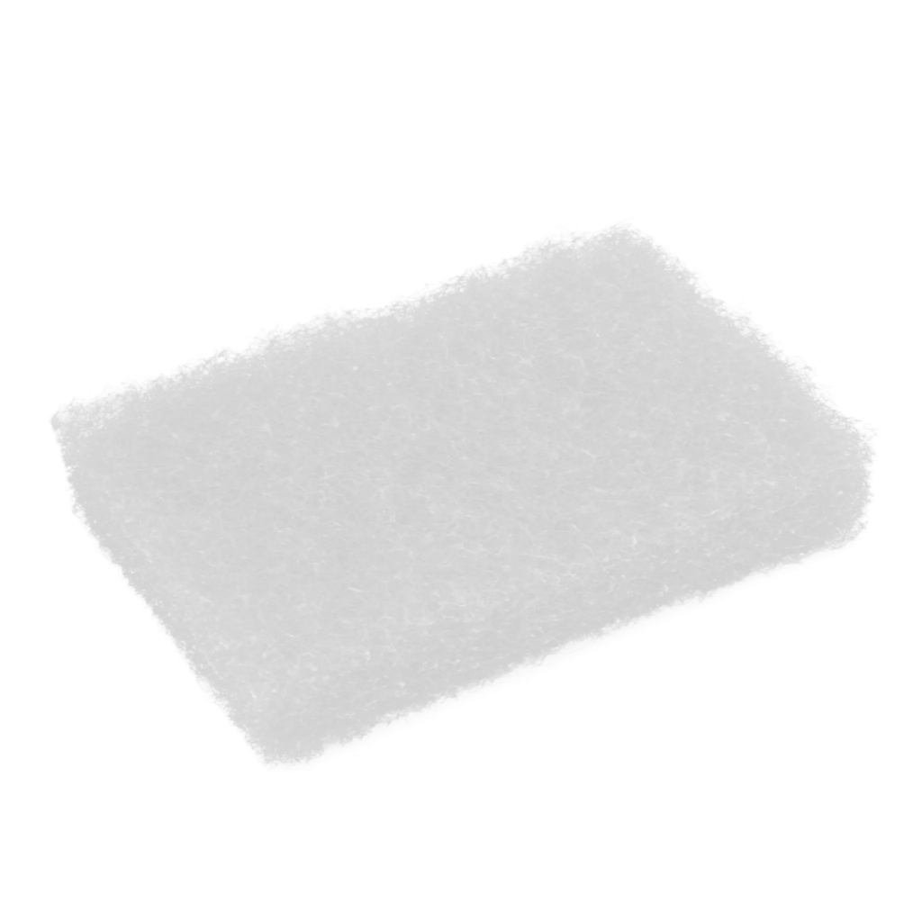 [R003279] Rectangular Scrubby Pad / 9.5 x 15.5 cm / White