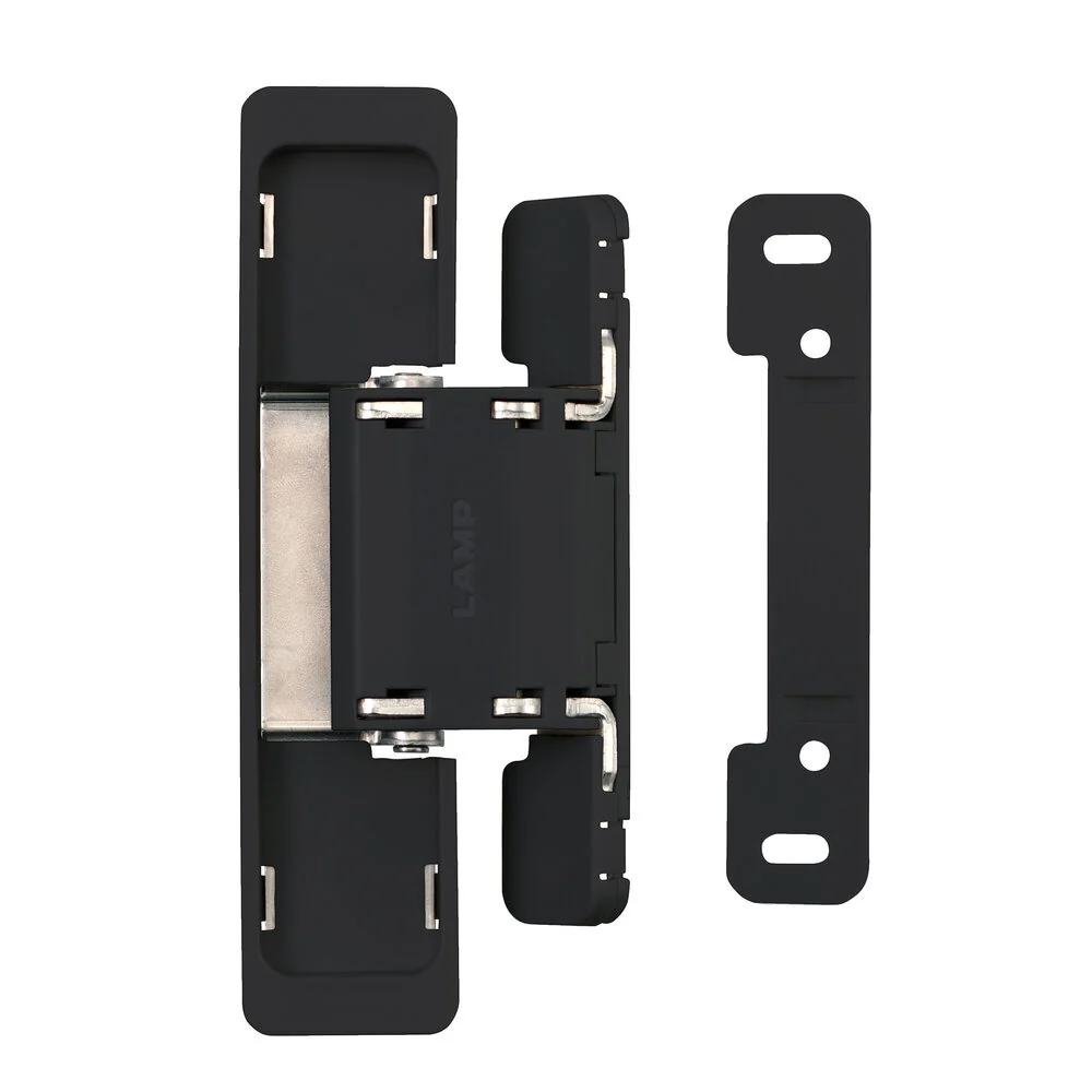 HES2S-140-A125-BK SURFACE-MOUNT CONCEALED HINGE -BLACK