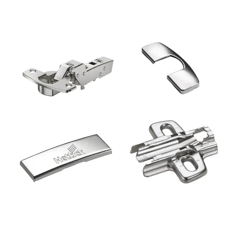 HTC - Inset Hinge Set (C3), Silent System (Hinge, Mounting plate, Cover cap , Arm cap )