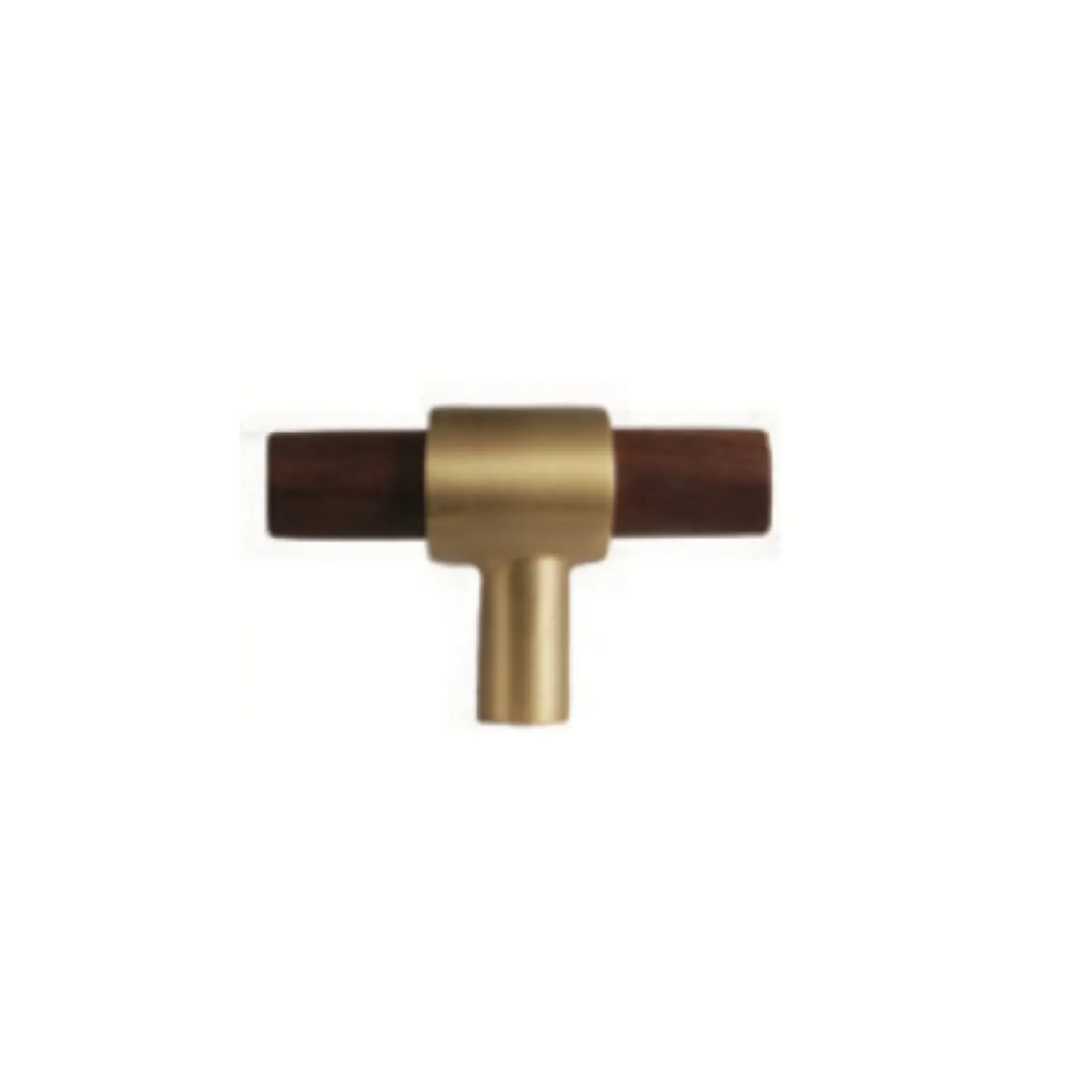 GIID - Cabinet Knob Wooden Single Hold / L3074 / XS Size / Satin Brass