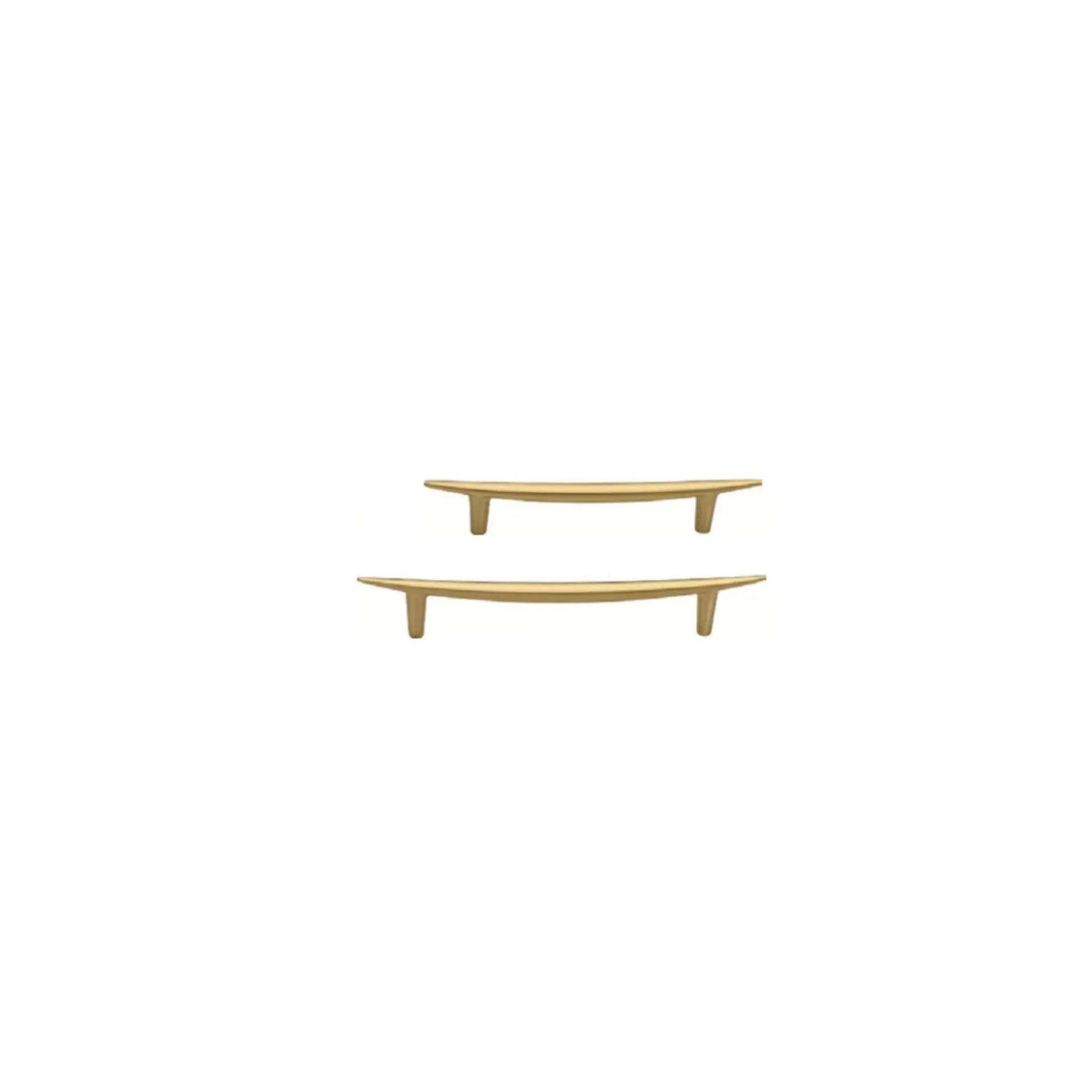GIID - Cabinet Handle Curved Design (96mm) / L3085 / M Size / Satin Brass