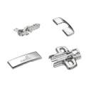 HTC - Half overlay Hinge Set (C2) Silent System (Hinge, Mounting plate, Cover cap , Arm cap )